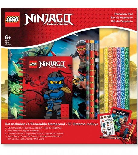 Lego Набор канцелярских принадлежностей Ninjago 13 шт.
