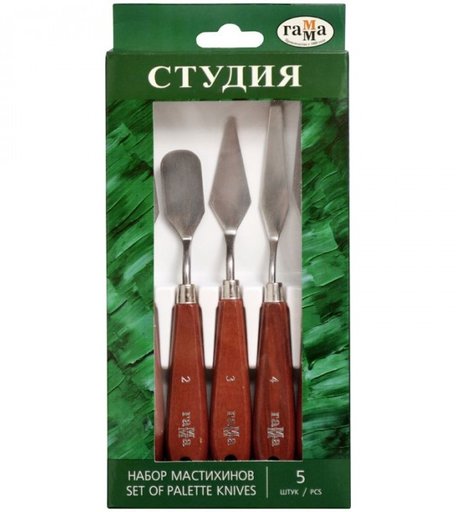 Гамма Набор мастихинов Студия 5 шт.