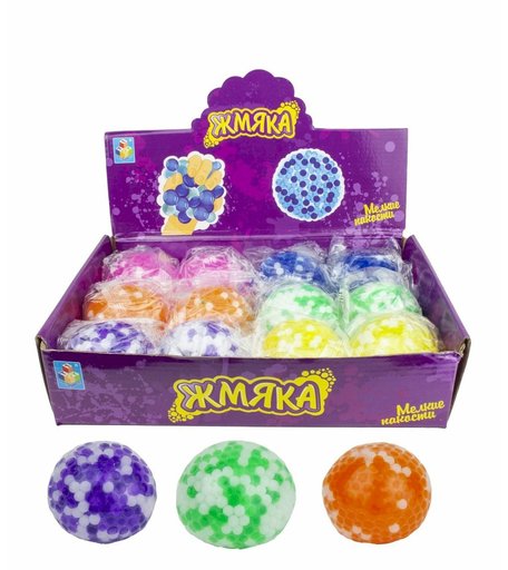 Слайм 1Toy Мелкие пакости с двухцветными шариками