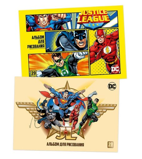 Альбом для рисования Priority Warner Bros. - DC Comics