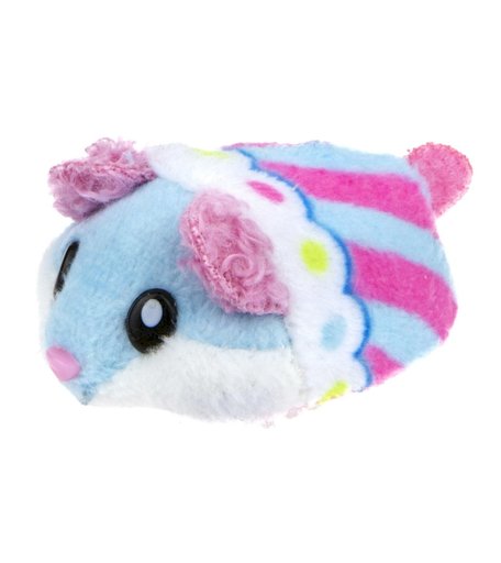 Хомячок 1Toy Хома Дома цвет: голубо-розовый в полоску 5 см