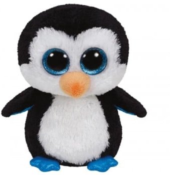 Миниатюра фотографии Мягкая игрушка ty beanie boos "пингвин водлз", 15 см