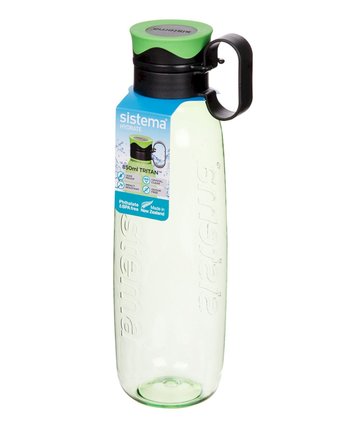 Миниатюра фотографии Sistema, бутылка для воды с петелькой 850мл hydrate, зеленый