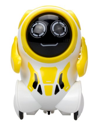 Интерактивный робот Silverlit Покибот 7.5 см цвет: желтый/белый