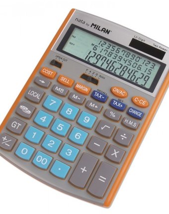 Milan Калькулятор настольный полноразмерный 12 разрядов 153512O