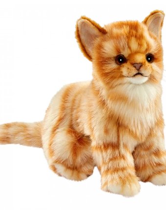 Миниатюра фотографии Мягкая игрушка hansa котенок бежевый 19 см