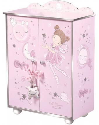 Миниатюра фотографии Decuevas гардеробный шкаф для куклы мария 54 см