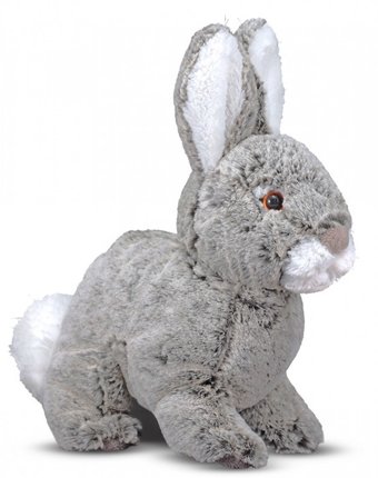Миниатюра фотографии Мягкая игрушка melissa & doug кролик 23 см