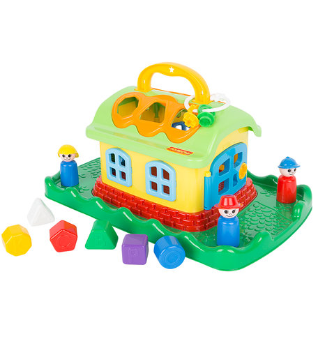 Сортер Полесье Сказочный домик на лужайке