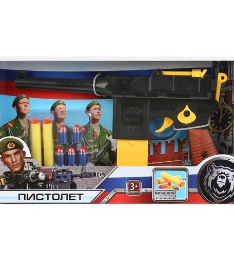 Играем вместе Пистолет с мягкими и пластиковыми пулями B1358278-R