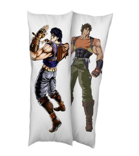 Подушка декоративная Super01 Джонатан Джостар Невероятные приключения ДжоДжо подушка, наволочка 150 х 50 см