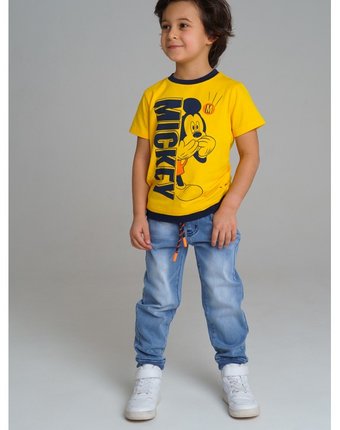 Миниатюра фотографии Playtoday брюки джинсовые для мальчика 12112332