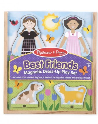 Деревянная игрушка Melissa & Doug Магнитные игры Одень лучших друзей