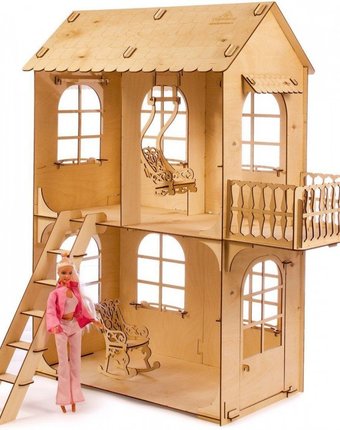 Миниатюра фотографии Теремок кукольный дом средний конструктор