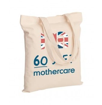 Миниатюра фотографии Сумка из натуральной ткани "60 лет mothercare" mothercare, бежевый