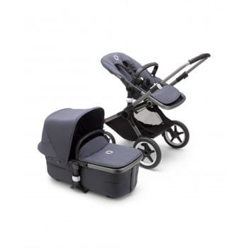 Коляска 2 в 1 Bugaboo Fox3 Graphite/Stormy Blue/Stormy Blue