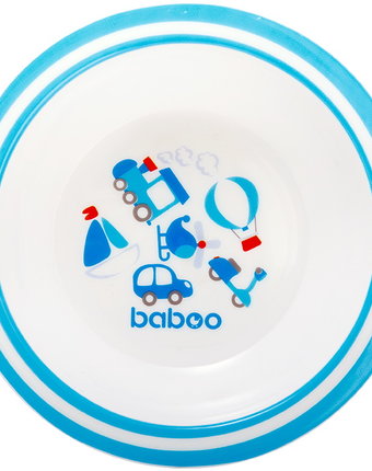 Тарелка Baboo Transport глубокая, с 6 месяцев