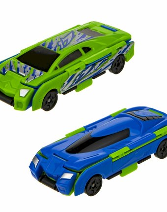 Машина 1Toy Transcar Double Раптор - Шарк зеленый/синий