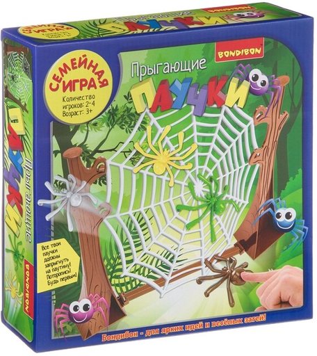 Bondibon Настольная игра Прыгающие паучки