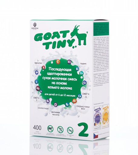 Молочная смесь GOATTINY® 2 6-12 месяцев, 400