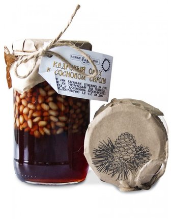 Миниатюра фотографии Таёжный тайник кедровый орех в сосновом сиропе 420 г