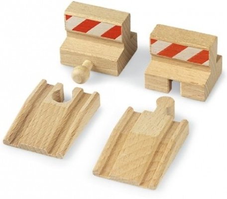 Brio Железная дорога подъемы и тупики 4 шт.