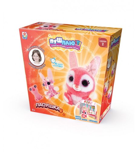 1 Toy Пуш-Плюш Набор для творчества Лапушка
