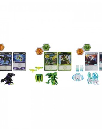 Миниатюра фотографии Bakugan игровой набор непобедимые бакуганы