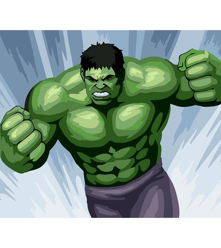 Набор для раскрашивания по номерам ФРЕЯ Зеленый гигант