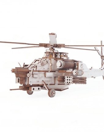 Миниатюра фотографии Lemmo военный вертолет ночной охотник (241 деталь)