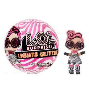 Игрушка Кукла LOL Lights Glitter Neon, многоцветный