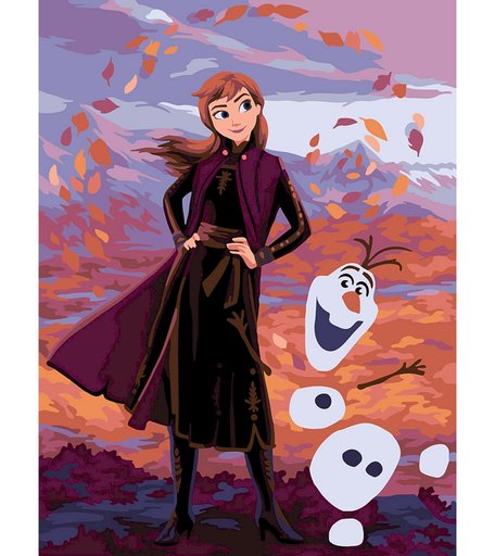 Набор для раскрашивания по номерам ФРЕЯ Анна