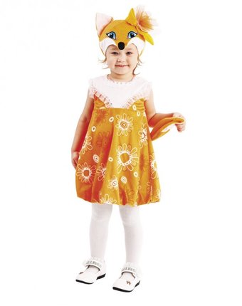 Миниатюра фотографии Пуговка карнавальный костюм лиса асолька плюшки-игрушки