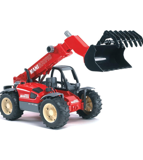 Bruder Погрузчик колёсный Manitou MLT 633 с телескопическим ковшом