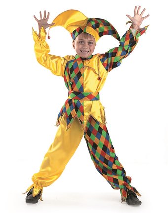 Миниатюра фотографии Карнавальный костюм батик шут-карамболь