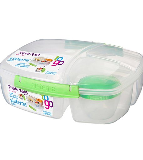Sistema, Контейнер 3-х секционный 2л с баночкой \