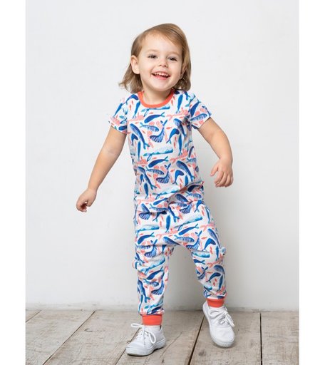 Kogankids Комплект для девочки (Футболка и ползунки) 211-170-32