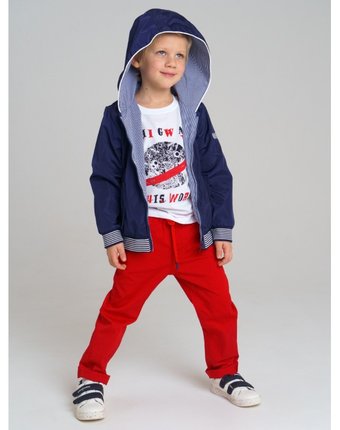 Миниатюра фотографии Playtoday комплект для мальчика (ветровка, брюки, футболка) 12112567