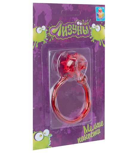 Слайм 1Toy Мелкие пакости Дубинка красная