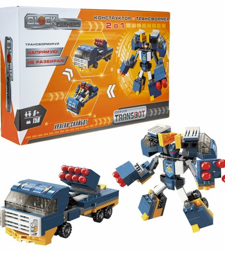 Конструктор Blockformers Transbot Ураган-Скайбот