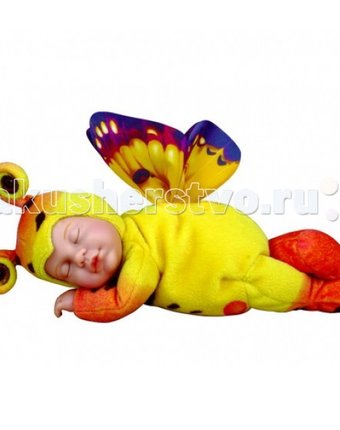 Миниатюра фотографии Мягкая игрушка unimax детки-бабочки желтые престиж 30 см