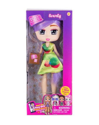 1 Toy Кукла Boxy Girls Everly с аксессуаром 20 см