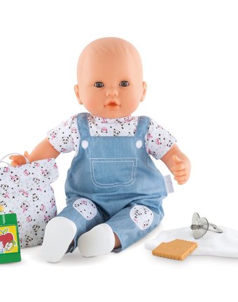 Миниатюра фотографии Кукла corolle «малышка идет в детский сад» с ароматом ванили и аксессуарами 36 см