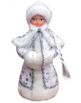 Миниатюра фотографии Батик декоративная кукла снегурочка под елку 35 см