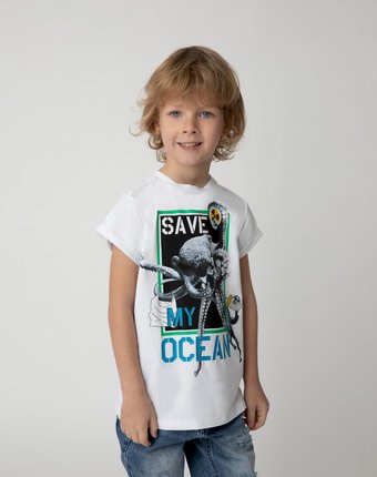 Футболка Save My Ocean для мальчика Gulliver
