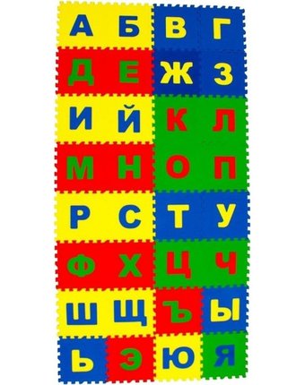 Коврик-пазл Eco Cover Русский алфавит (32 дет.) 200 х 100 см
