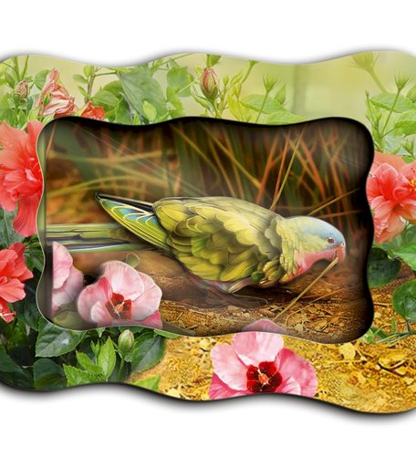 Хобби и Творчество VIZZLE Объемная картина Соломинка