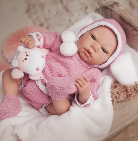 Arias ReBorns Новорождённый пупс Elina 40 см