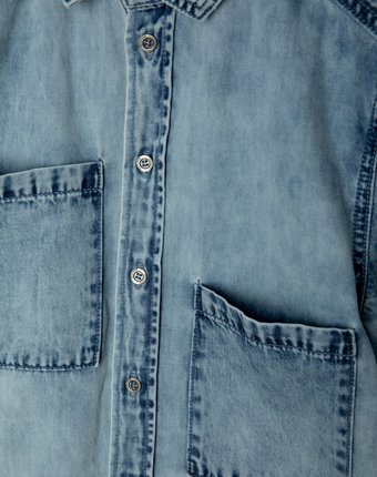 Миниатюра фотографии Рубашка джинсовая gulliver
