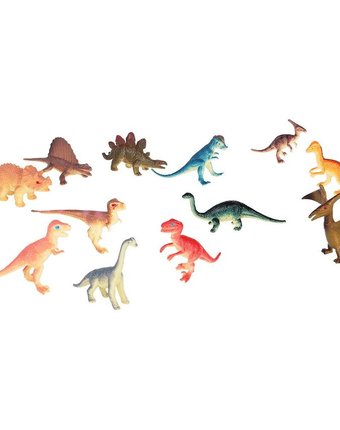 Миниатюра фотографии Игровой набор играем вместе 12 фигурок динозавров
